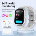 LIGE New Smart Watch Men AMOLED Screen Always Display The Time Sport Bracelet Bluetooth Call Waterproof Women Smartwatch For Men.