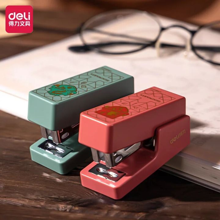 DELI 0258 Harry Potter Stapler Set With Staples Binding Tools Stationery Office School Student Supplies