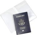 Waterproof PVC Clear Travel Passport Cover Protector ID Card Holder Organizer. 