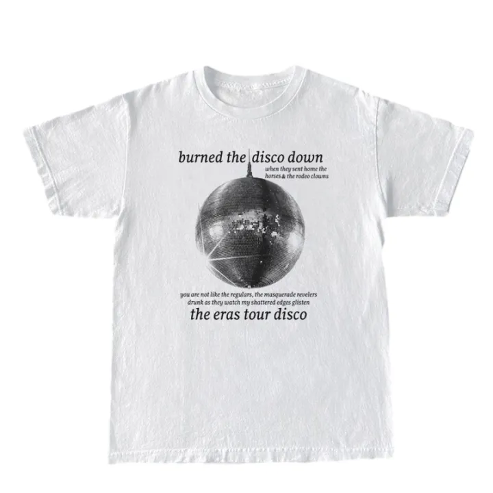 Women%20Retro%20Disco%20Ball%20Graphic%20Tees%20Trendy%20Fashion%20Music%20Lover%20T%20Shirt%20Cute%20Bachelorette%20Party%20T-Shirts%20Female%20Y2k%20Vintage%20Tops%20-%20Image%203