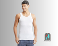 6 pcs premium cotton white sando ganji for men | sentu genji. 
