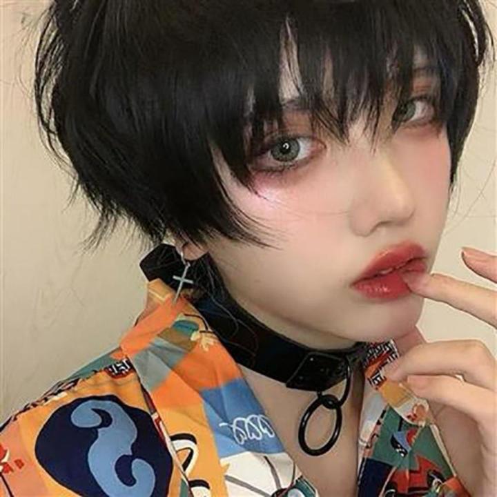 Wig Men's Short Hair Handsome Natural Zhengtai Gay Mao Daily Korean Style Boys UniversalcosFull-head wig