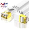 Right Angle CAT7 RJ45 Patch Ethernet LAN Network Cable For Router Switch plated cat 7 network cable RJ45 8P8C GOLD PLATED PLUG. 