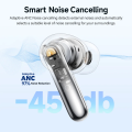 QCY Melobuds N50 Wireless Earbuds 45dB ANC BT 5.4 6 Mics Clear Call Multipoint Connection Up to 28 Hours Playback IPX4 68ms Low Latency App Support In-ear Headphones Wireless Bluetooth Earphones for Men and Women. 