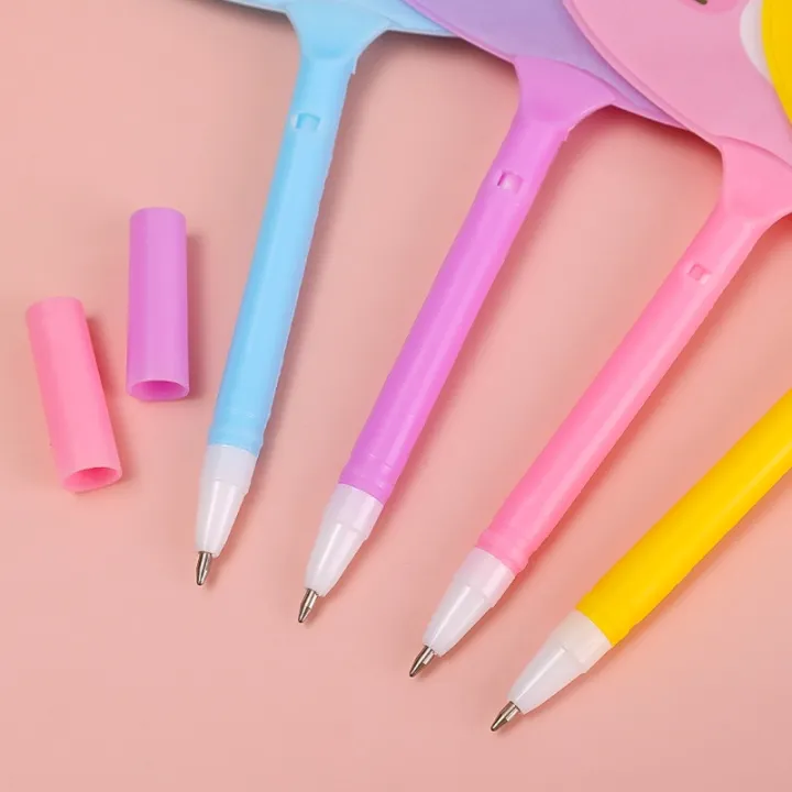 1%20Pcs%200.5mm%20Blue%20Refill%20Cartoon%20Fan%20Pen%202-in-1%20Cute%20Fan%20Ballpoint%20Pencil%20Toy%20School%20Office%20Stationery%20Pressing%20Writing%20%20Ink%20Pen%20-%20Image%208