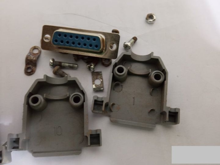 1Pair-%20DB15%20DB-15%202%20Rows%2015%20Pin%C2%A0%20MALE%20&%20FEMALE%20VGA%20Jack%20&%20Socket%20Plug%20Connector%20Plug%20Breakout%20Terminals%20Screw%20Type%20DIY%20Cables%20Connector%20With%20Plastic%20Back%20Shell%20Housing%20-%20Image%203