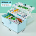 Household Large Capacity Multi-Layer Medicine Box Medicine Layered Storage Box Portable Sealed Dustproof Medicine Box Medicine Box.