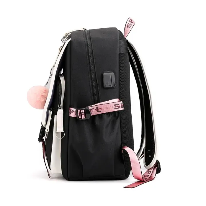 Large%20School%20Bags%20for%20Teenage%20Girls%20USB%20Port%20Canvas%20Schoolbag%20Student%20Book%20Bag%20Fashion%20Black%20Pink%20Teen%20School%20Backpack%20-%20Image%205