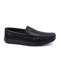 Lee Cooper Black Moccasin Shoe for Men. 