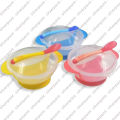 First Bite Baby Feeding Bowl with Spoon (Multicolor). 