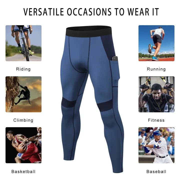 Men's%20Compression%20Pants%20Sports%20Workout%20Running%20Tights%20Athletic%20Leggings%20with%20Pocket%20Cool%20Dry%20Base%20Layer%20for%20All%20Season%20New%20Style%20-%20Image%206