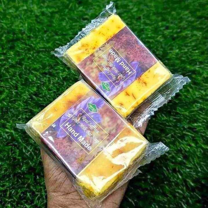 Hand Made Real Saffron Goat Milk Bar Soap