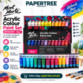 Mont Marte Acrylic Paint Set 48 Shades × 36ml for Painting & Artwork.