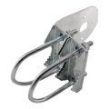 Antenna Mast Clamp with U-Bolts for Ham UHF VHF CB Cellular Trucker Antenna,Antenna Mount Bracket for N Female Type. 