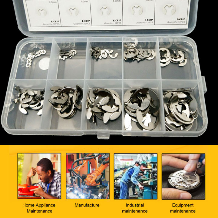 120PCS%20Stainless%20E%20Shape%20Clip%20Circlip%20Pin%20Retaining%20Snap%20R-ing%20Assorted%20Kit%201.5mm-10mm%20Portable%20-%20Image%209