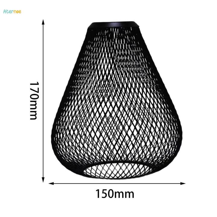 Iron%20Wire%20Lampshade%20Light%20Bulb%20Cage%20Vintage%20Style%20Lamp%20Holder%20Lantern%20Shade%20Ceiling%20Pendant%20Light%20Shade%20Hollow%20Lampshade%20for%20Kitchen%20Island%20-%20Image%203
