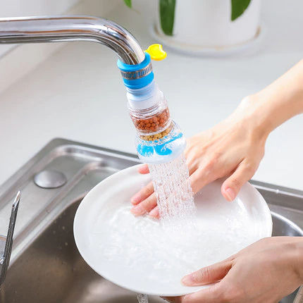 360 Rotation Kitchen Sink Faucet Extender Spouts Sprayers Shower Tap Water Purifier Nozzle Purifier Bubbler Water Saving Filter