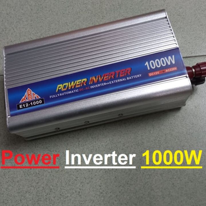 1000W Power Inverter DC 12v to AC 220v (Real Output 400w)