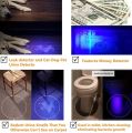 UV Flashlight LED Ultraviolet Torch Zoomable Mini Ultra Violet Lights 395/365nm Inspection Lamp Pet Urine Stain Detector Tools. 