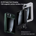 10000mAh Magnetic Wireless Charger Power Bank 22.5W Fast Charging Mini Powerbank Tetuo. 