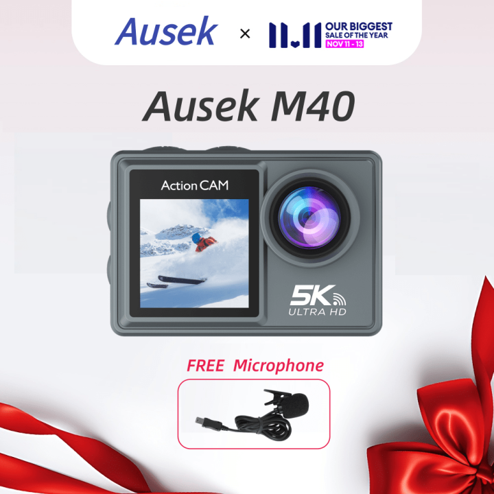 Ausek%20AT-M40R%205K%20Ultra%20HD%20Dual%20Screen%205K/4K%20Waterproof%20Action%20Camera%20With%20Wireless%20Microphone%20Included%20-%20Image%203