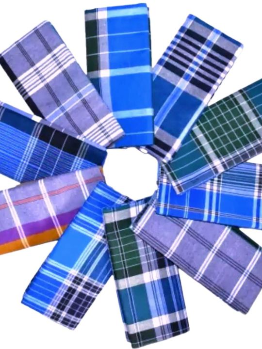LUNGI%20FOR%20MEN%20-%202%20PCS%20BUNDLE%20PACKAGE%20-%20MULTI%20COLOR%20CHECK%20DESIGN%20LUNGI%20-%20COTTON%20&%20POLYESTER%20YARN%20MIXED%20FABRIC%20LUNGI%20-%20STITCHED%20LUNGI%20(5%20HAND)%20-%20Image%204