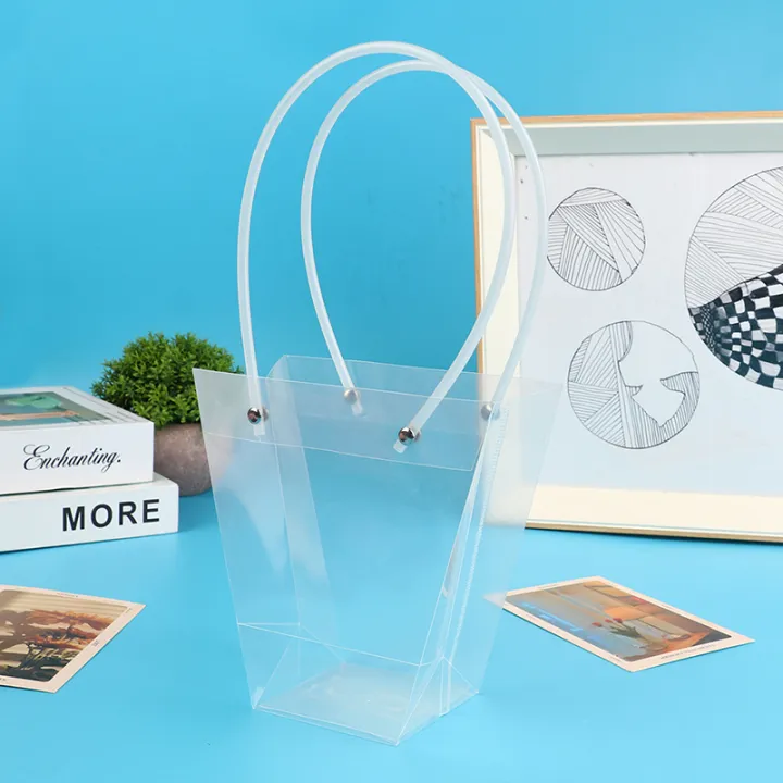 T%20Shape%20Florist%20Decoration%20Potted%20Clear%20Flower%20Bag%20Portable%20Plastic%20Gift%20Bags%20BAWEI%20-%20Image%207