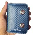 Premium Unisex Wallet with Dual Snap Button – Stylish & Compact Card Holder for Men & Women.