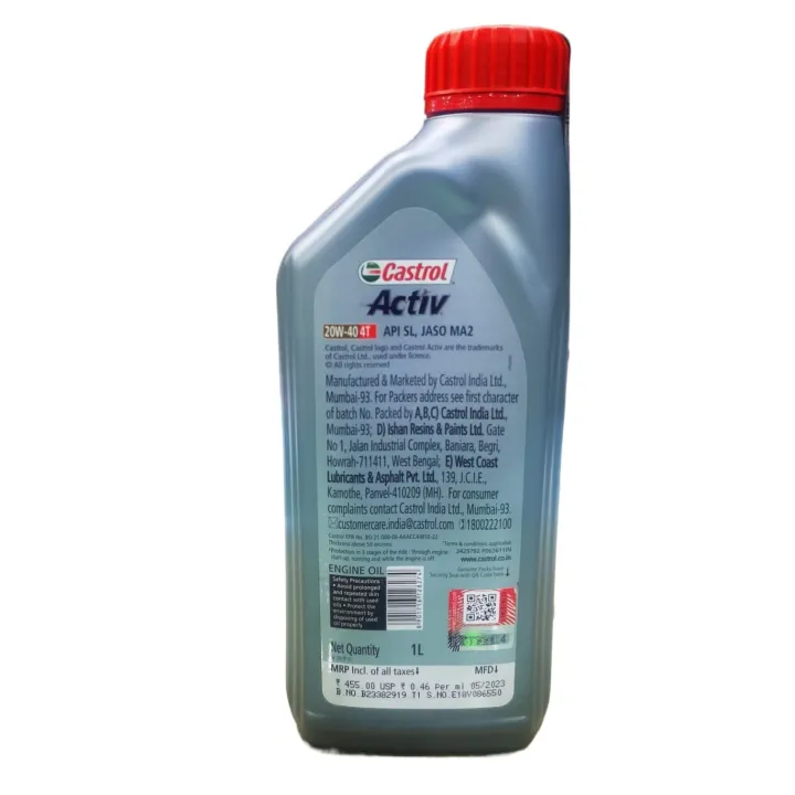 Castrol%20Activ%203X%20Protection%20Synthetic%20Technology%20Engine%20Oil%2020W%2040%20(1%20Liter)%20-%20Image%202
