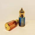 Mini size Roll-on bottles Stylish 6ml capacity Empty bottles vial color Convenient design Luxury glass bottles for. 