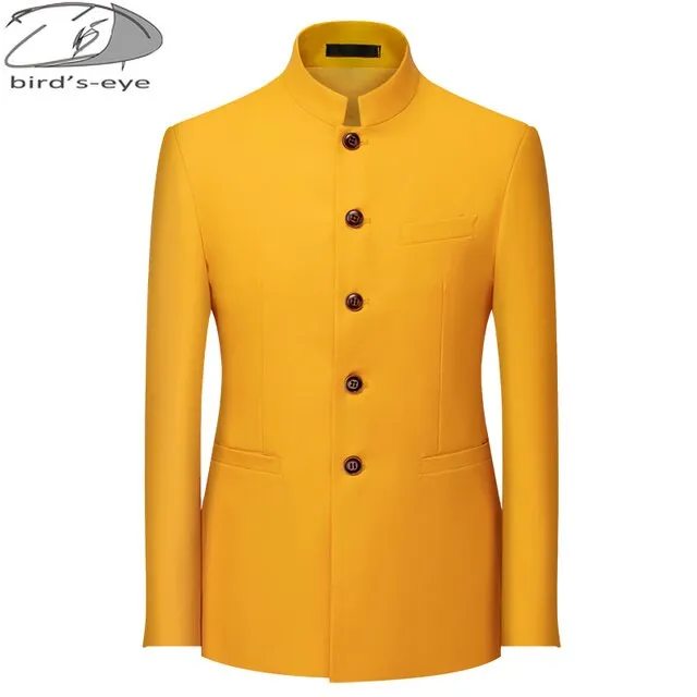 6Color%20Men's%20Solid%20Color%20Stand%20Collar%20Suit%20Chinese%20Style%20Slim%20Fit%20Blazer%20Male%20ZhongShan%20Suit%20Jacket%20Chinese%20Tunic%20Suit%20one%20Piece%20-%20Image%207