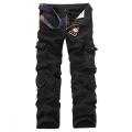 Large Size 40 42 44 New Men Fashion Military Style Multicket Cargo Pants Casual Straight Long Baggy Overalls Trousers. 