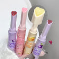 PerfectSunfeel Love Shape Fruit Jelly Lip Balm Moisturizing Clear Mirror Lip Gloss Waterproof Lasting Lip Tint Makeup Cosmetic. 