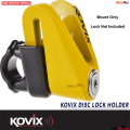 Kovix Disc Lock Bracket Safety Holder for KVCZ1, KAL6, KN1, KD6, KNL6 (1 Piece) Random Color. 