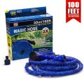 Portable Magic Hose Pipe Water Pipe For Garden Wash Car Bike With Spray Gun 100 Ft.