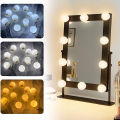 Vanity Mirror LED Light For Makeup -10 Pcs Bulb With 3 Modes Color Change - USB Plug - in Low energy consumption Enhance your Mirror View. 