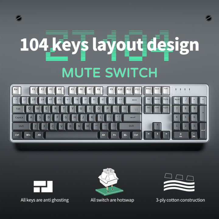 FURYCUBE%20ZT104%20Gasket%20Structure%20Mechanical%20Keyboard%20104%20Keys%20Wired%20Keyboard%20Type-C%20USB%20Support%20Hot%20Swap%20LED%20Gaming%20Keyboard%20-%20Image%207