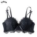 Women Lingerie Embroidered Lace Bra Fashion Seamless Push Up Bras Wireless Adjuste Small Chest Special Gathering.