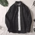 Spring and Summer Long Sleeves Striped Shirt Korean Style Loose Men's Shirt Trendy Teenagers Thin Student Couple Coat12. 