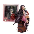 15CM Demon Slayer Kamado Nezuko Sitting Model Toy PVC Figure Toy Gift Collection Box Decoration Desktop Collection Decoration. 