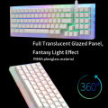 Mechanical Keyboard, 77 Key Game Keyboard Plug and Play for Desktop.