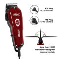 WALUX Professional AC220-240V Hair Clipper 10W Powerful Hair Trimmer Home Man Shaver 2M Cable Hair Cutting Machine 8 Guard Combs. 