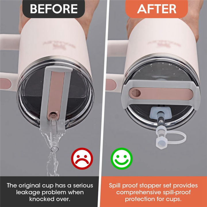 18%20Piece%20Spill%20Stopper%20Set%20Straw%20Cover%20Spill%20Stopper%20Transparent-White%20for%20Quencher%20H2.0%20Flowstate%2040Oz%2030Oz%20-%20Image%204
