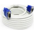 VGA to VGA Cable 20 Meter White. 