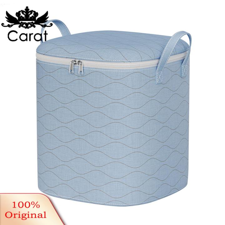 Carat Dust-proof Clothes Storage Bag Large Capacity Clothes Storage Bag with Zipper Closure Dust Moisture Proof Duvet Blanket Organizer Buyers' Favorite