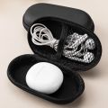 Bluetooth Mini Earphone Bags Protable Headphone Storage Bags Waterproof Earbuds USB Cable Carrying Hard Bag Box Accessories. 