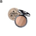 3 Color Contouring Powder Rose Pink Bronzer Palette Long Lasting Natural Stereoscopic Face Shading Powder Contour Powder Palette. 