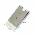 Metal Waist Belt Buckles Holster Sheath Clip Clasp Pockets Wallet Key Hook Holder Clips Hardware Accessories Manganese Steel. 