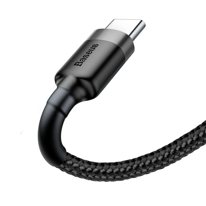 Baseus%20Cafule%20Cable%20CATKLF-BG1%20Durable%20Nylon%20Braided%20Wire%20USB%20Type-C%20QC3.0%203A%201M%20Black-Grey%20-%20Image%205