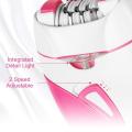 【sought-after】 Kemei Electric Female Epilator For Women Facial Full Body Hair Remover Underarms Hair Removal Legs Rechargeable.
